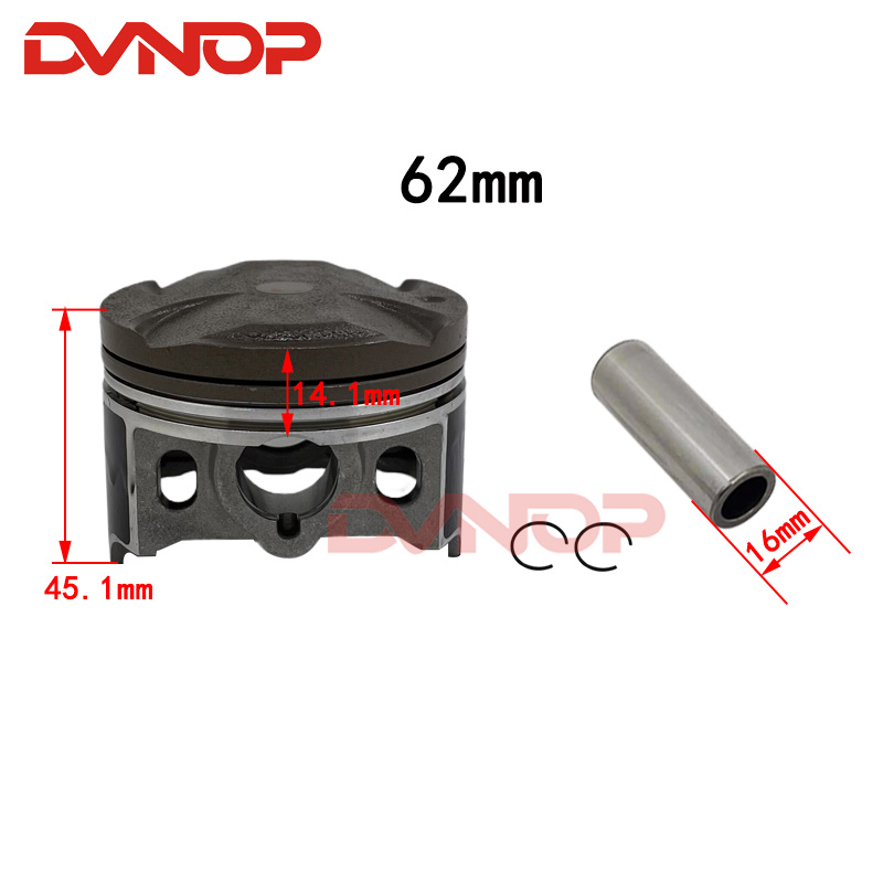 62mm 249cc Bore Motorcycle Cyl - Motorcycle Piston recension och pris