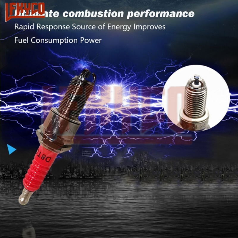 1/2/3/4PCS 3 Electrodes D8TC S - Motorcycle Spark Plug recension och pris