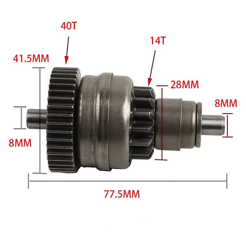 Motorcycle starter gear Motor  - Motorcycle Starter Motor recension och pris